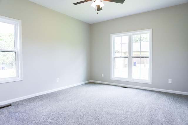 505 Depot St, Chapel Hill, TN 37034 - carpeted spare room featuring a ceiling fan and baseboards