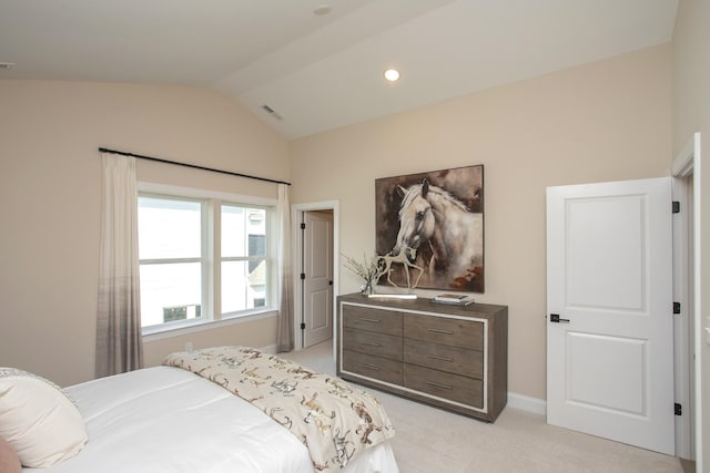 1935 Harmony Rd, Spring Hill, TN 37174 - bedroom featuring lofted ceiling and light colored carpet