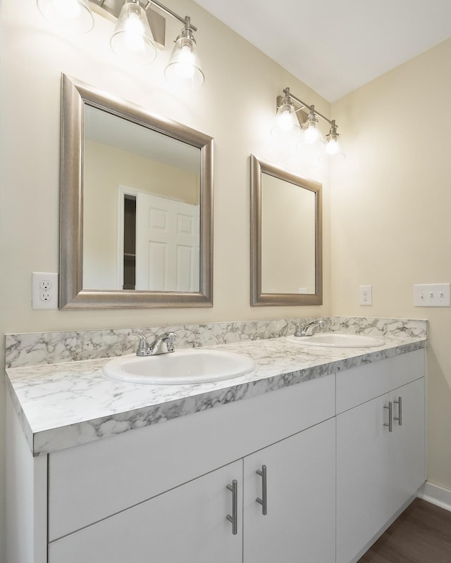136 E School Dr, Rock Island, TN 38581 - full bathroom featuring double vanity
