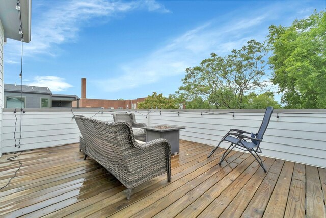 1510B 10th Ave N, Nashville, TN 37208 - view of wooden terrace