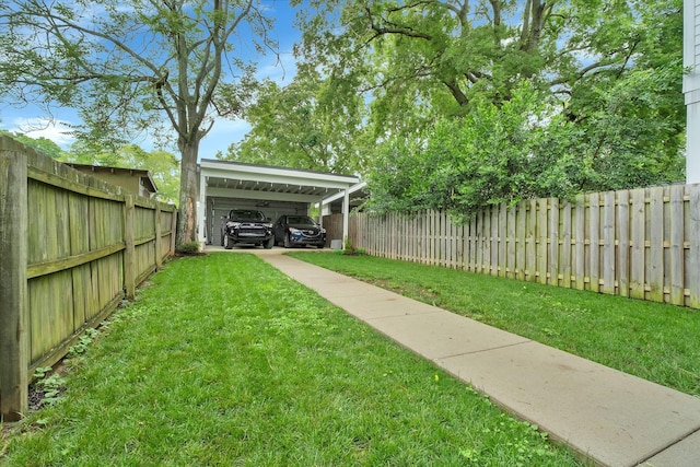 1510B 10th Ave N, Nashville, TN 37208 - fenced backyard featuring a carport