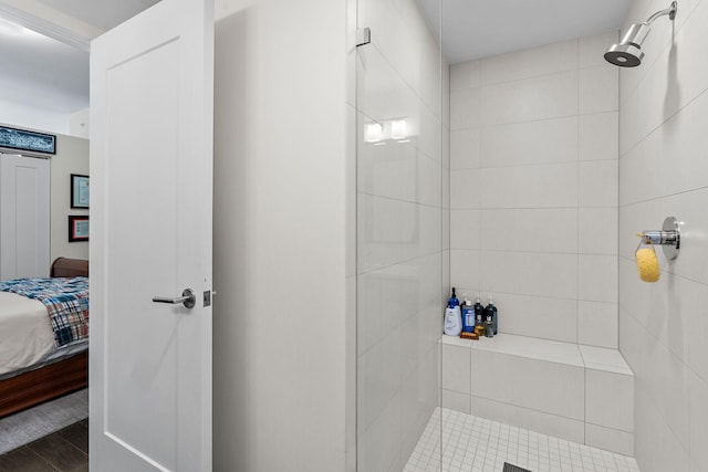 1212 Laurel St Unit 1510, Nashville, TN 37203 - bathroom featuring a tile shower and ensuite bathroom