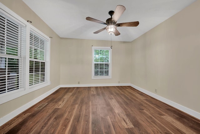 3328 Church St, Burns, TN 37029 - spare room featuring wood finished floors and a ceiling fan