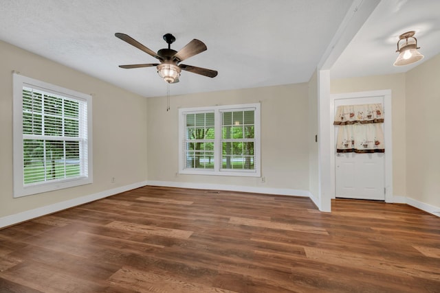 3328 Church St, Burns, TN 37029 - empty room featuring wood finished floors and a ceiling fan