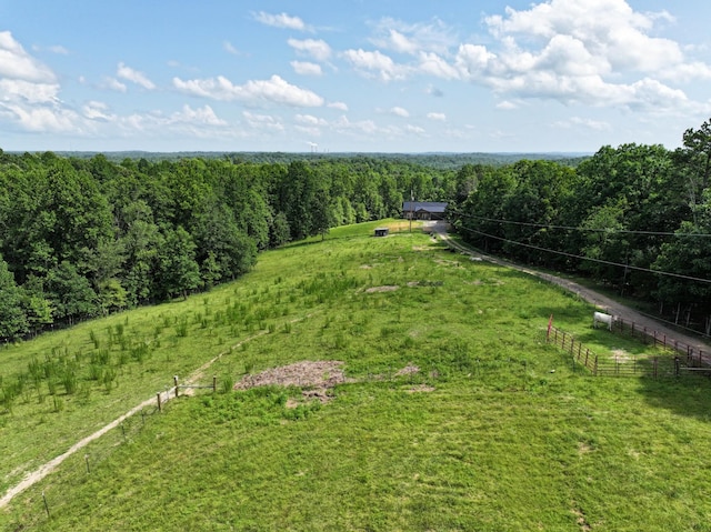 196 Deer Haven Rd, Indian Mound, TN 37079 - overview of rural landscape with a heavily wooded area and agricultural land