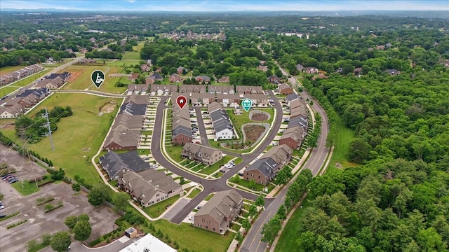 433 Longstone Rd, Gallatin, TN 37066 - aerial view of property's location with nearby suburban area