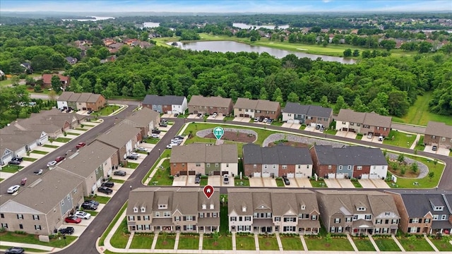 433 Longstone Rd, Gallatin, TN 37066 - aerial perspective of suburban area with a nearby body of water and a tree filled landscape