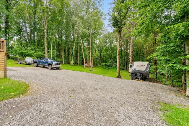 516 Cedarcrest Dr, Chapmansboro, TN 37035 - view of vehicle parking featuring driveway