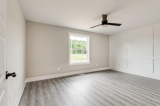 916 Butler Bridge Rd, Portland, TN 37148 - empty room featuring wood finished floors and a ceiling fan