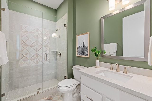 3005 Littlebury Park Dr, Thompsons Station, TN 37179 - bathroom with vanity and a shower stall