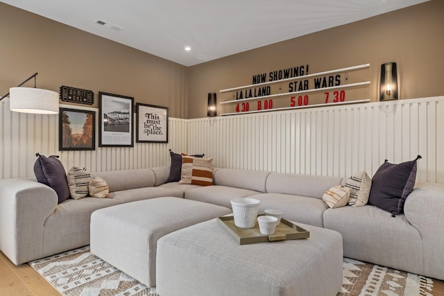 3005 Littlebury Park Dr, Thompsons Station, TN 37179 - living area featuring wood finished floors and recessed lighting