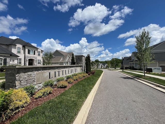 3005 Littlebury Park Dr, Thompsons Station, TN 37179 - view of asphalt street with a residential view, curbs, and sidewalks