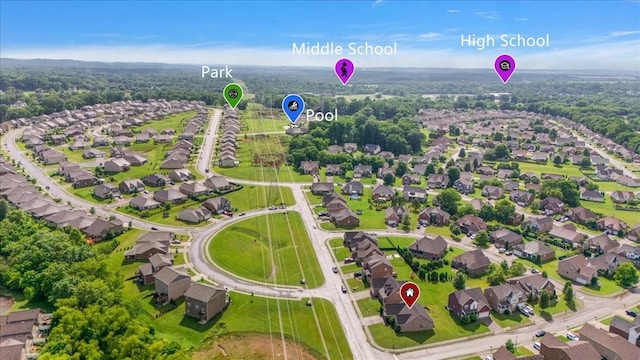 3028 Honeysuckle Dr, Spring Hill, TN 37174 - view of property location featuring nearby suburban area