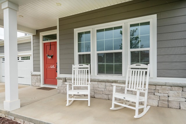 1401 Kennebec Dr, Smyrna, TN 37167 - entrance to property with covered porch and stone siding