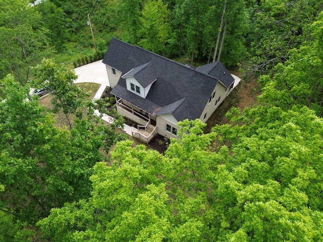 514 Doy Rd E, White Bluff, TN 37187 - view from above of property with a forest