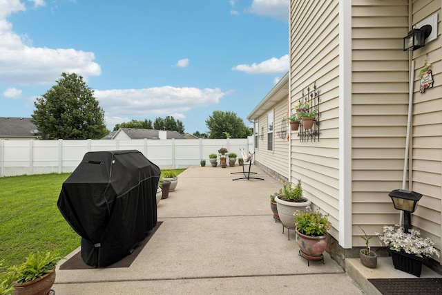 1652 Saint Andrews Dr, Murfreesboro, TN 37128 - fenced backyard featuring area for grilling and a patio area