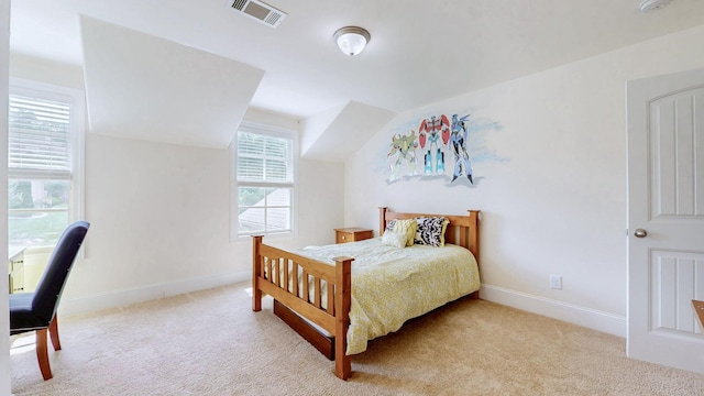 166 Azalea Ln, Franklin, TN 37064 - carpeted bedroom featuring lofted ceiling and baseboards