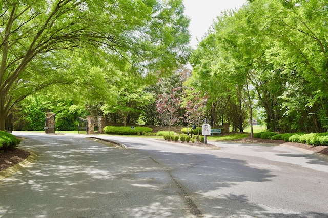 166 Azalea Ln, Franklin, TN 37064 - view of asphalt road with curbs and view of wooded area