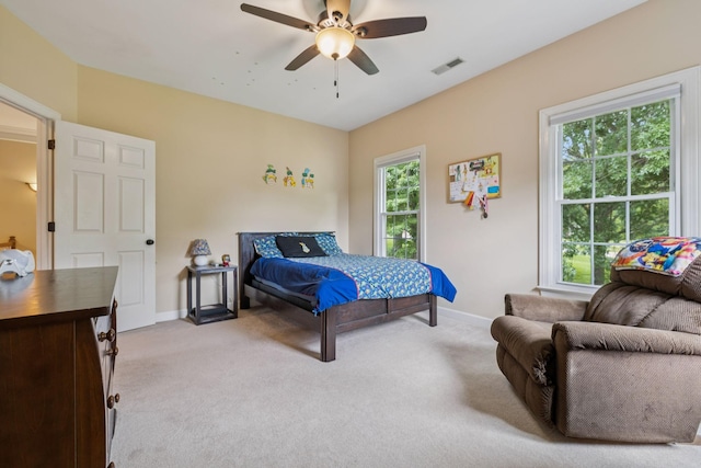 410 Ridge View Ct, Franklin, TN 37067 - bedroom featuring carpet flooring and a ceiling fan