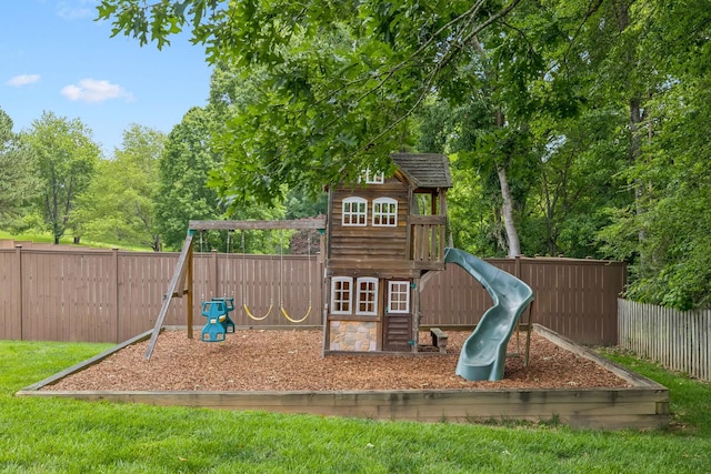 410 Ridge View Ct, Franklin, TN 37067 - view of playground with a fenced backyard
