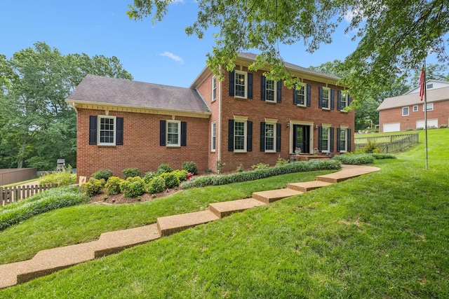 410 Ridge View Ct, Franklin, TN 37067 - colonial home featuring brick siding
