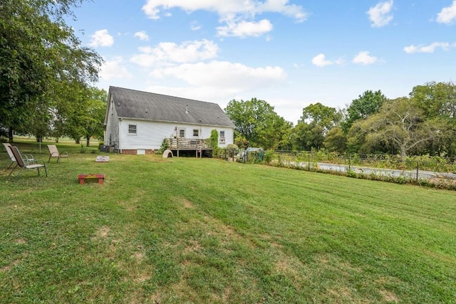 3448 Mahlon Moore Rd, Spring Hill, TN 37174 - view of yard with a deck