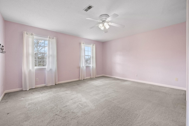 9321 Hopi Trl, Ooltewah, TN 37363 - unfurnished room with a ceiling fan, healthy amount of natural light, and carpet flooring