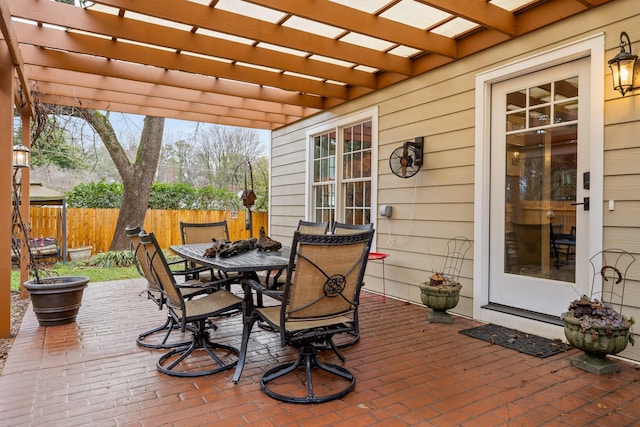 402 Fairview Dr, Dalton, GA 30720 - deck with outdoor dining area and a pergola