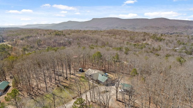 1080 Harp Switch Rd, Chickamauga, GA 30707 - aerial overview of property's location featuring a mountain backdrop