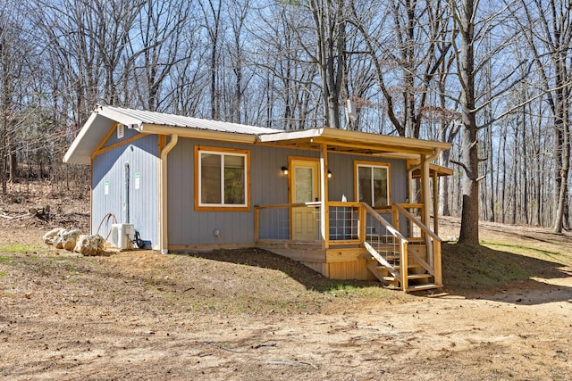 1080 Harp Switch Rd, Chickamauga, GA 30707 - view of front of home with a metal roof