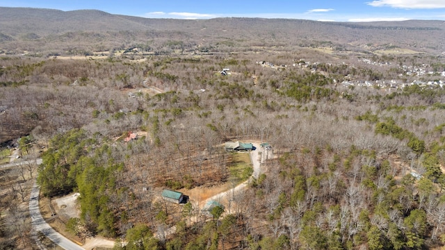 1080 Harp Switch Rd, Chickamauga, GA 30707 - aerial view of property's location with a mountainous background