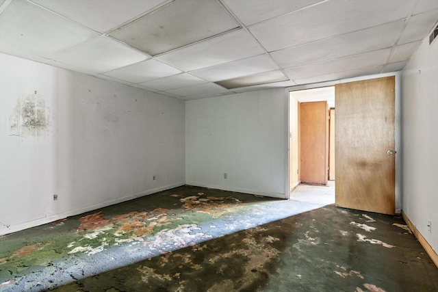 20 Ridge Rd, Chattanooga, TN 37411 - empty room featuring a paneled ceiling and baseboards