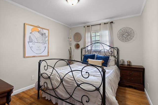 4338 Comet Trl, Hixson, TN 37343 - bedroom featuring wood finished floors and ornamental molding