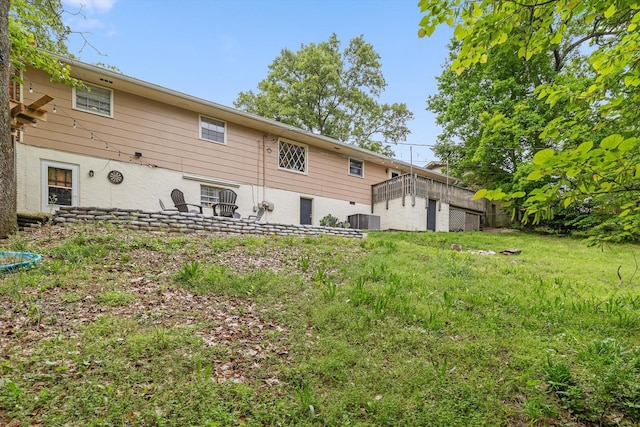 4338 Comet Trl, Hixson, TN 37343 - rear view of property featuring stucco siding