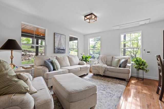 216 Trenton St, Chattanooga, TN 37415 - living room with wood-type flooring and baseboards