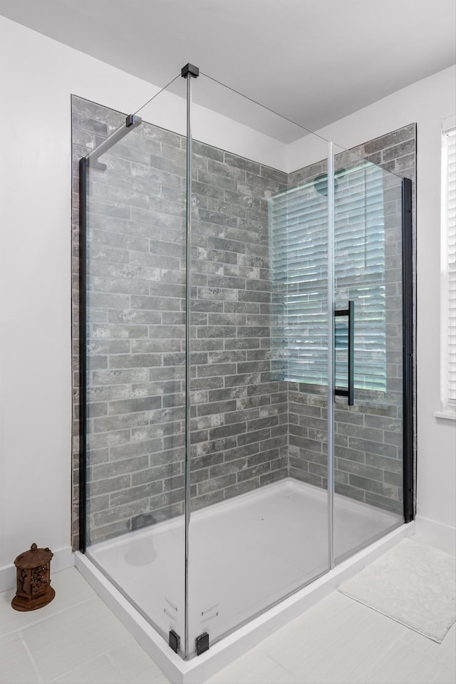 216 Trenton St, Chattanooga, TN 37415 - bathroom featuring a stall shower and tile patterned flooring