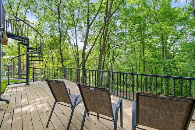 216 Trenton St, Chattanooga, TN 37415 - wooden deck featuring stairway