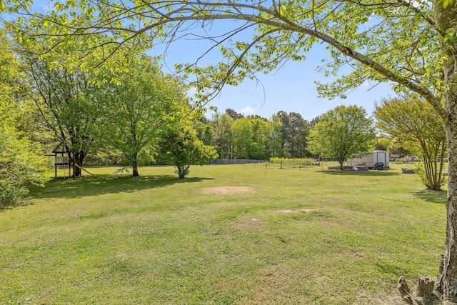 225 Shawn Ln, Chatsworth, GA 30705 - view of yard featuring a shed