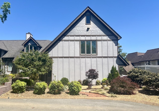 467 Wisley Way, Ringgold, GA 30736 - view of side of property featuring board and batten siding and a chimney