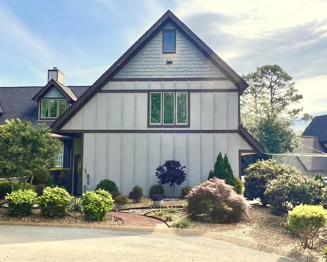 467 Wisley Way, Ringgold, GA 30736 - view of property exterior featuring board and batten siding and a chimney