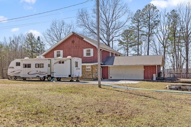 610 Orme Mountain Rd, South Pittsburg, TN 37380 - view of front of property with a garage, driveway, and stone siding