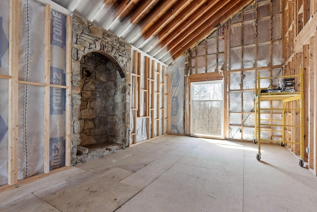 610 Orme Mountain Rd, South Pittsburg, TN 37380 - misc room featuring high vaulted ceiling