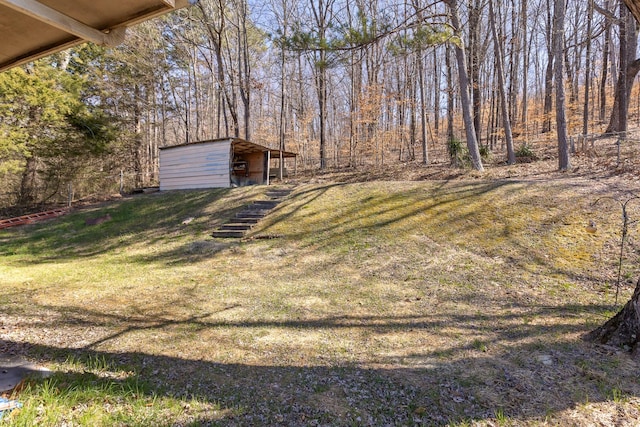 131 Sioux Trl, Ringgold, GA 30736 - view of yard with an outdoor structure