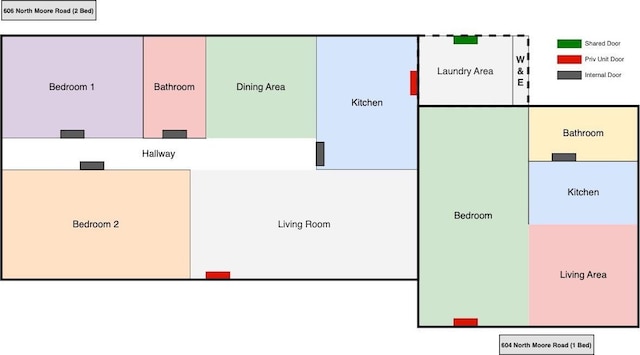 604606 N Moore Rd, Chattanooga, TN 37411 - view of floor plan / room layout