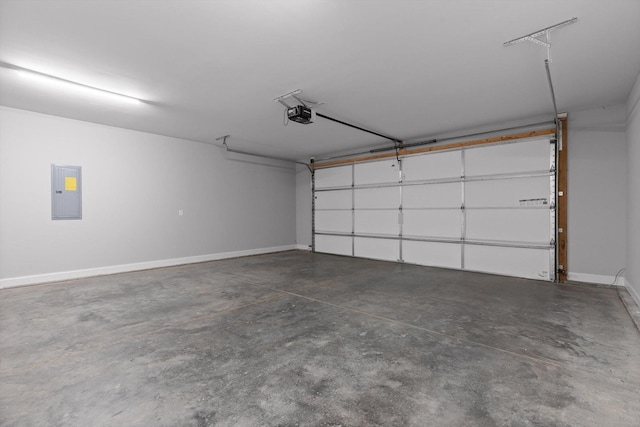 9614 Mulberry Gap Way, Ooltewah, TN 37363 - garage featuring a garage door opener and electric panel