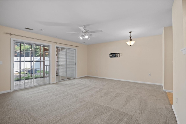6585 Hickory Trace Cir, Chattanooga, TN 37421 - unfurnished room with light colored carpet and ceiling fan