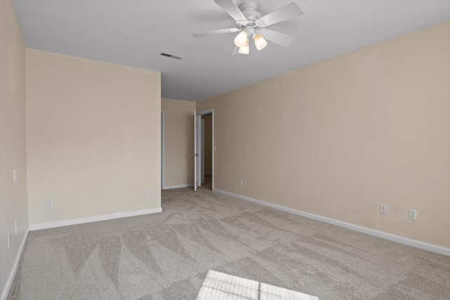 6585 Hickory Trace Cir, Chattanooga, TN 37421 - carpeted spare room featuring baseboards and ceiling fan