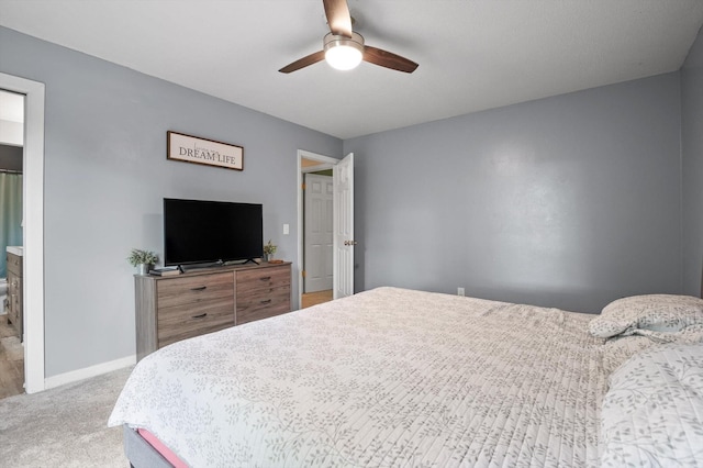 411 Meadow Green Dr, Ringgold, GA 30736 - bedroom with carpet and a ceiling fan