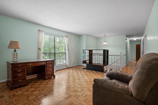 7622 Cove Ridge Dr, Hixson, TN 37343 - living room with a textured ceiling