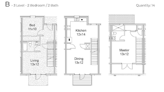 1866 Addi Ln, Chattanooga, TN 37421 - view of floor plan / room layout